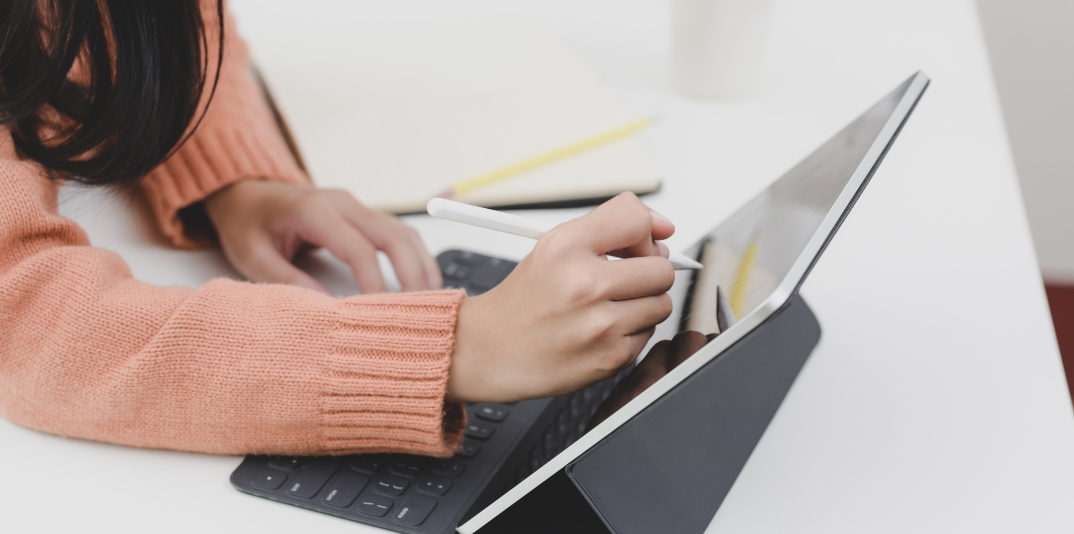 Person Using Black Laptop Computer